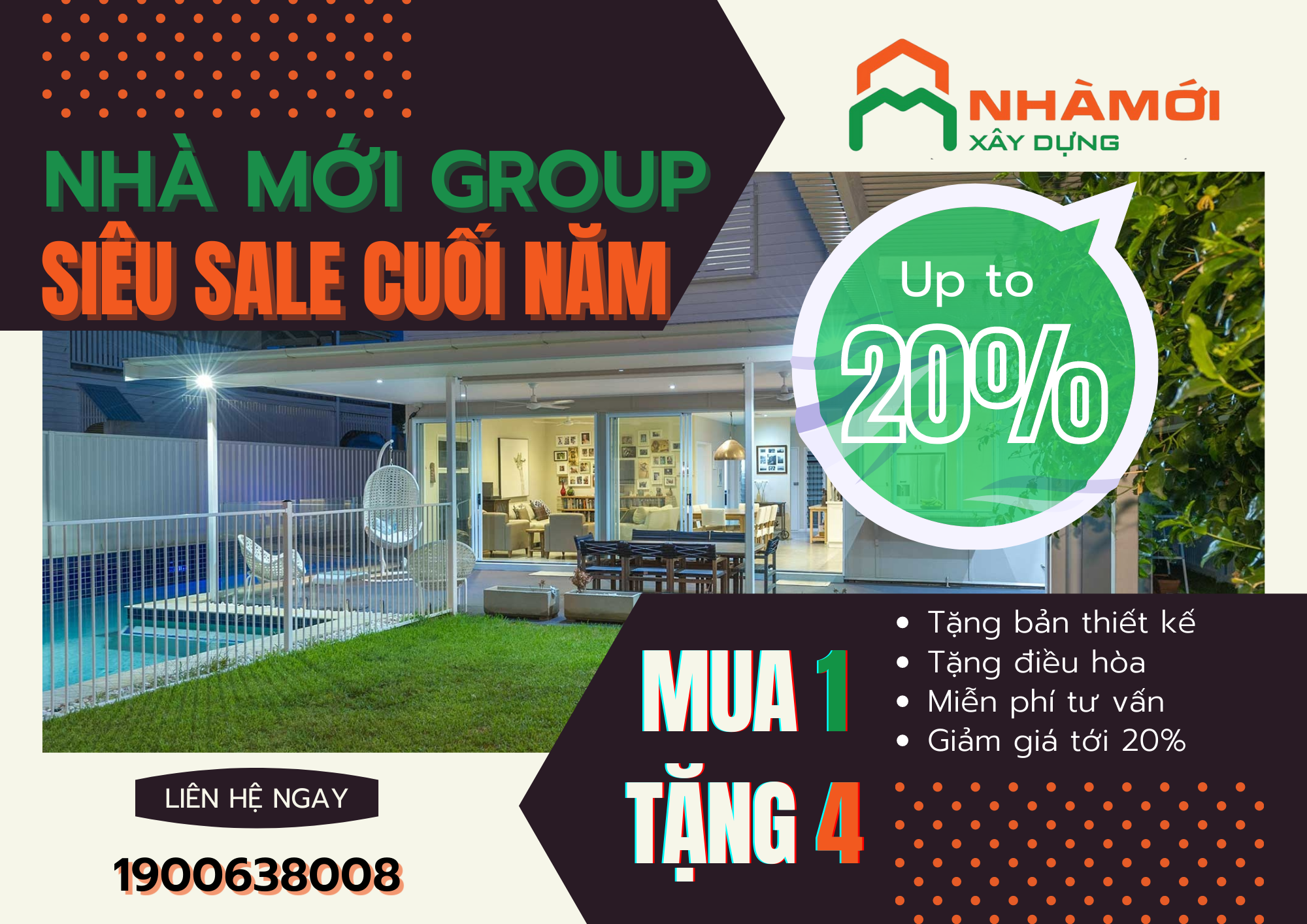 SIÊU SALE CUỐI NĂM - BÙNG NỔ SALE CÙNG NHÀ MỚI GROUP